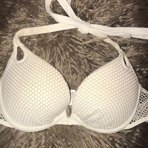 Victoria Secret PINK white push up bikini top